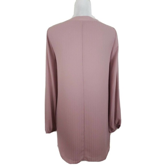 BCBGeneration ~Woman Size XS~ Dusty Pink Long Sleeve Sheath Mini Dress Lined. - Picture 3 of 12